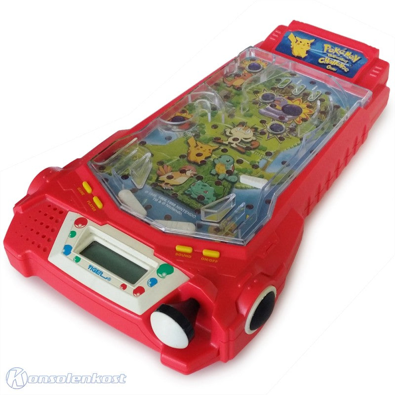 Pokemon Thundershock Challenge Pinball LED Game Tabletop / Flipper [Tiger Electronics]