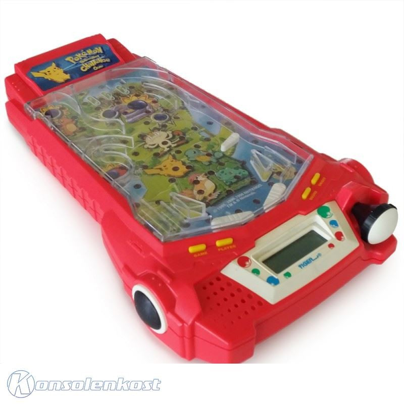 Pokemon Thundershock Challenge Pinball LED Game Tabletop / Flipper [Tiger Electronics]