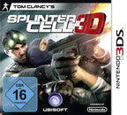 Das Cover von Splinter Cell: 3D für Nintendo 3DS zeigt Sam Fisher mit Waffe, USK ab 16.
