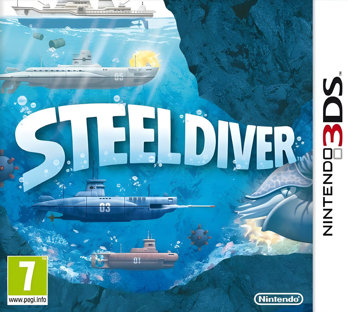Das Cover von Steel Diver für Nintendo 3DS