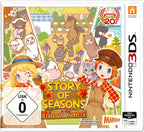 Das Cover von Story of Seasons: Trio of Towns zeigt Bauern, Tiere und das USK-Siegel ab 0.