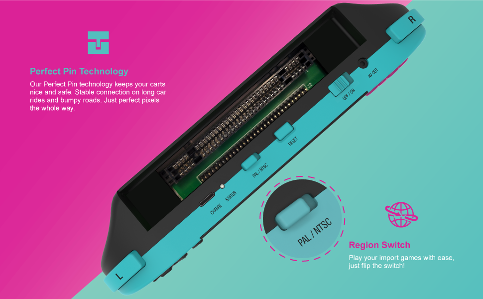 Konsole SupaBoy Portable Hyper Beach [Hyperkin]