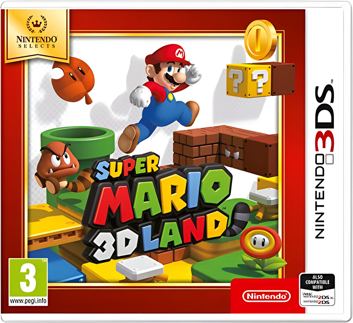 Das Cover von Super Mario 3D Land für Nintendo 3DS