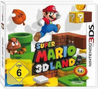 Das Hauptbild von Super Mario 3D Land für Nintendo 3DS zeigt Mario springend über dem Titel, USK ab 6.