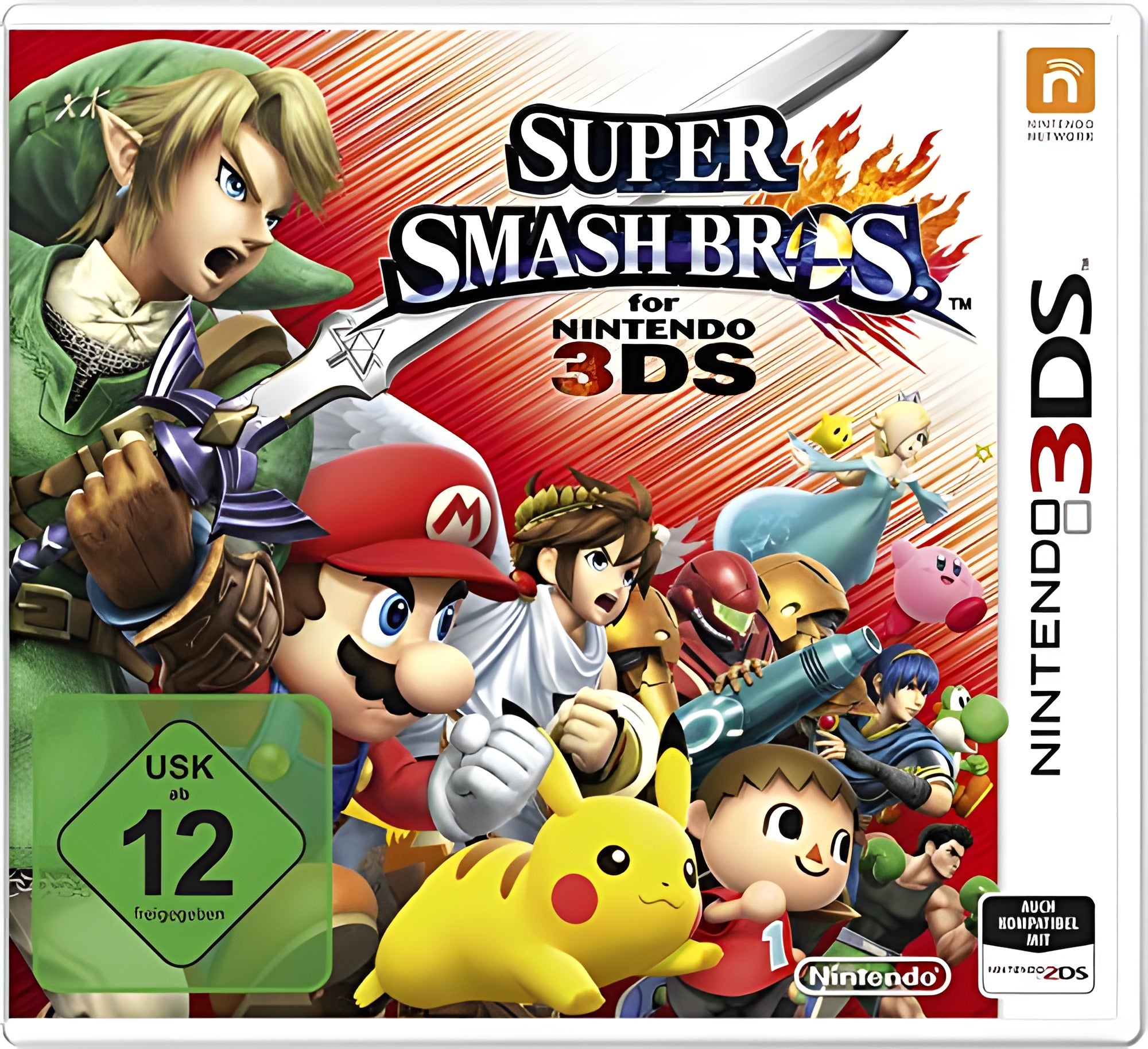 Das Cover von Super Smash Bros. für Nintendo 3DS