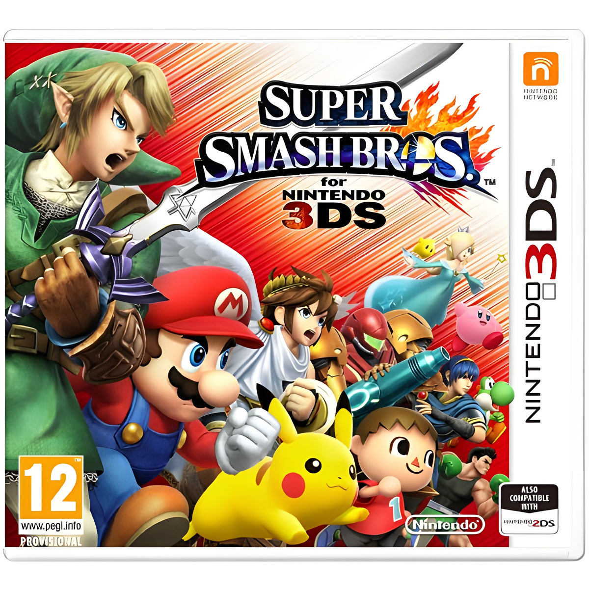 Das Cover von Super Smash Bros. für Nintendo 3DS