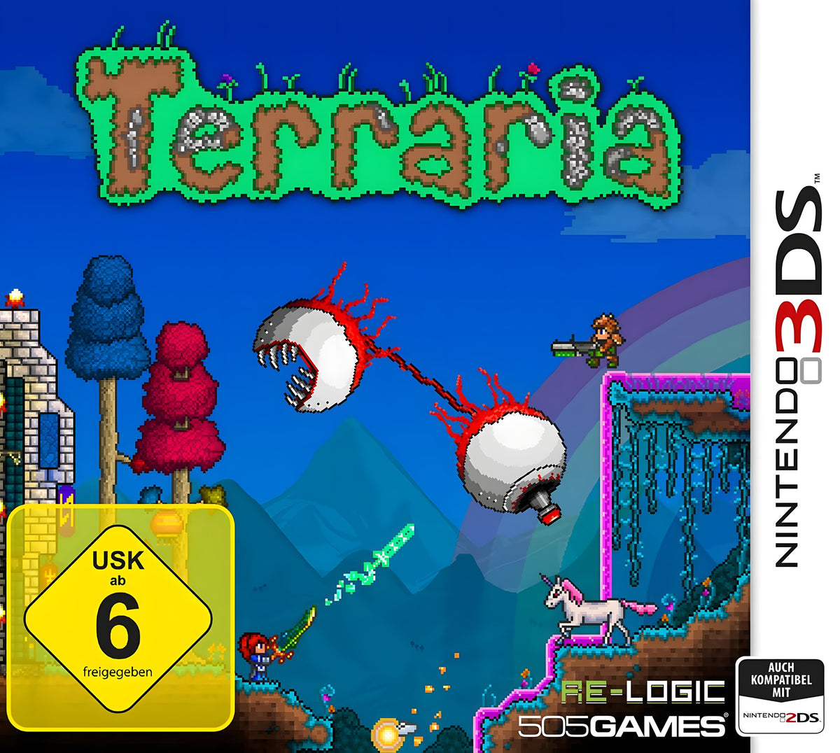 Das Cover von Terraria für Nintendo 3DS