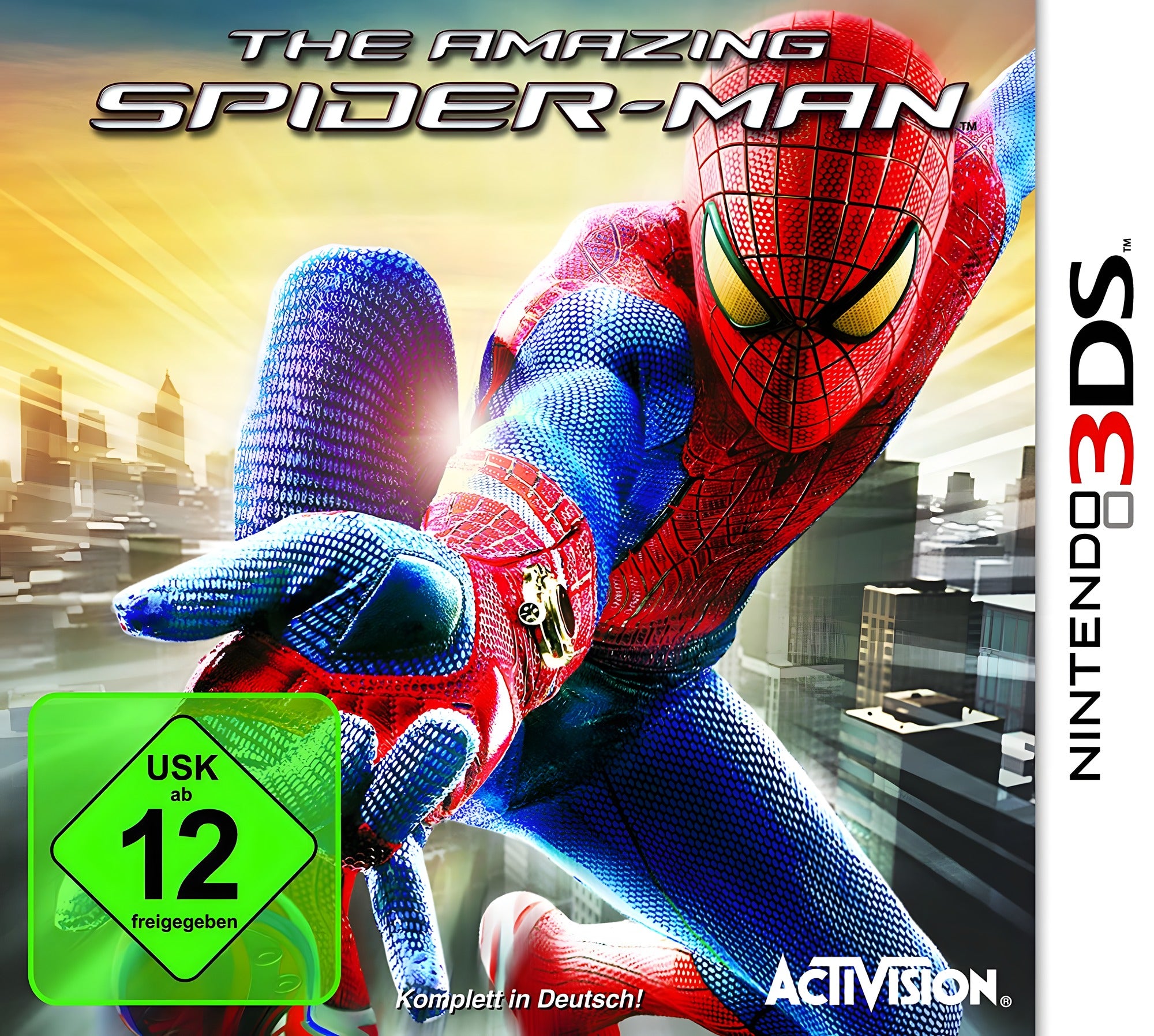 Das Cover von The Amazing Spiderman für Nintendo 3DS