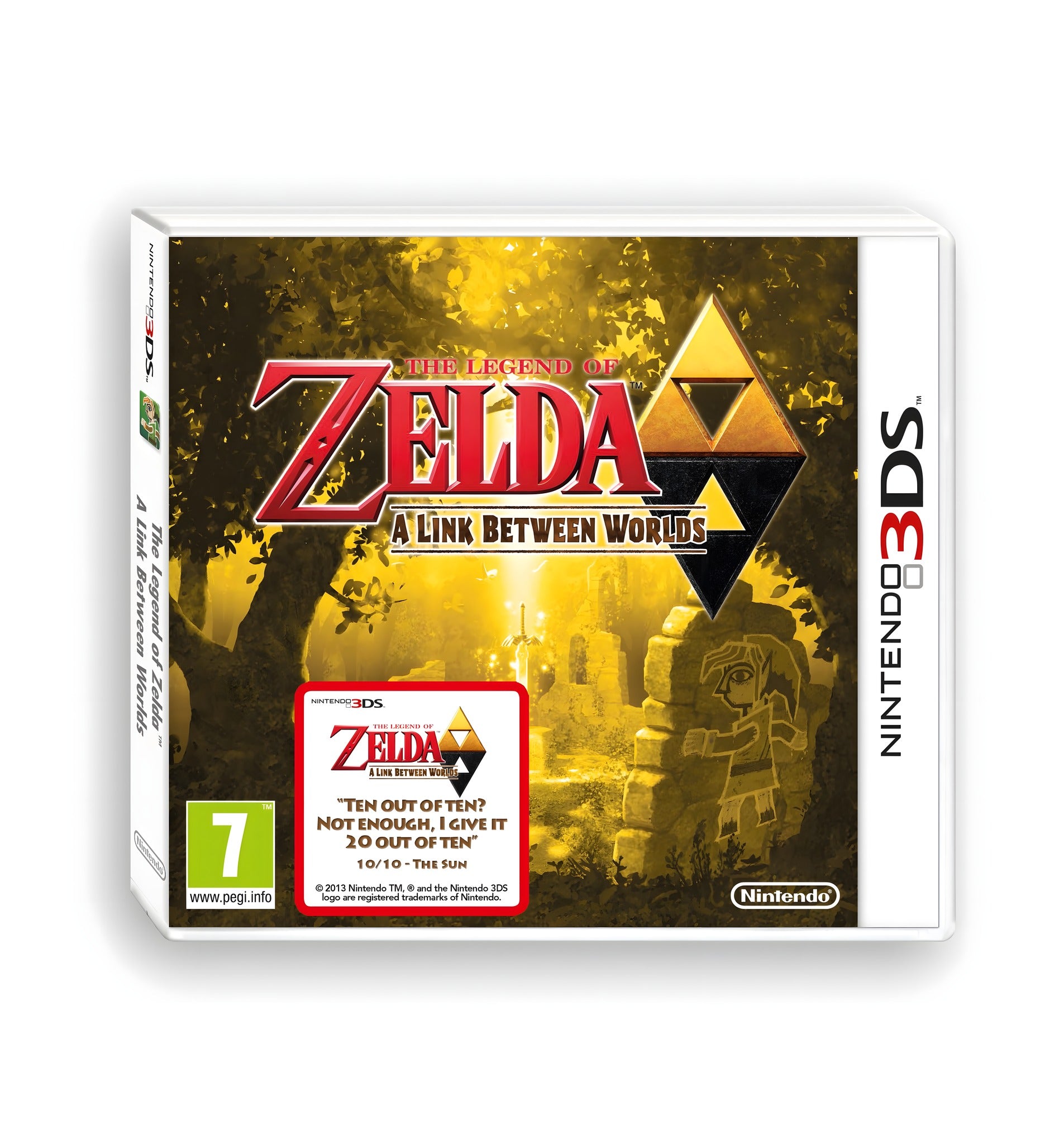 The Legend of Zelda: A Link Between Worlds (DE) – Cover Vorderseite