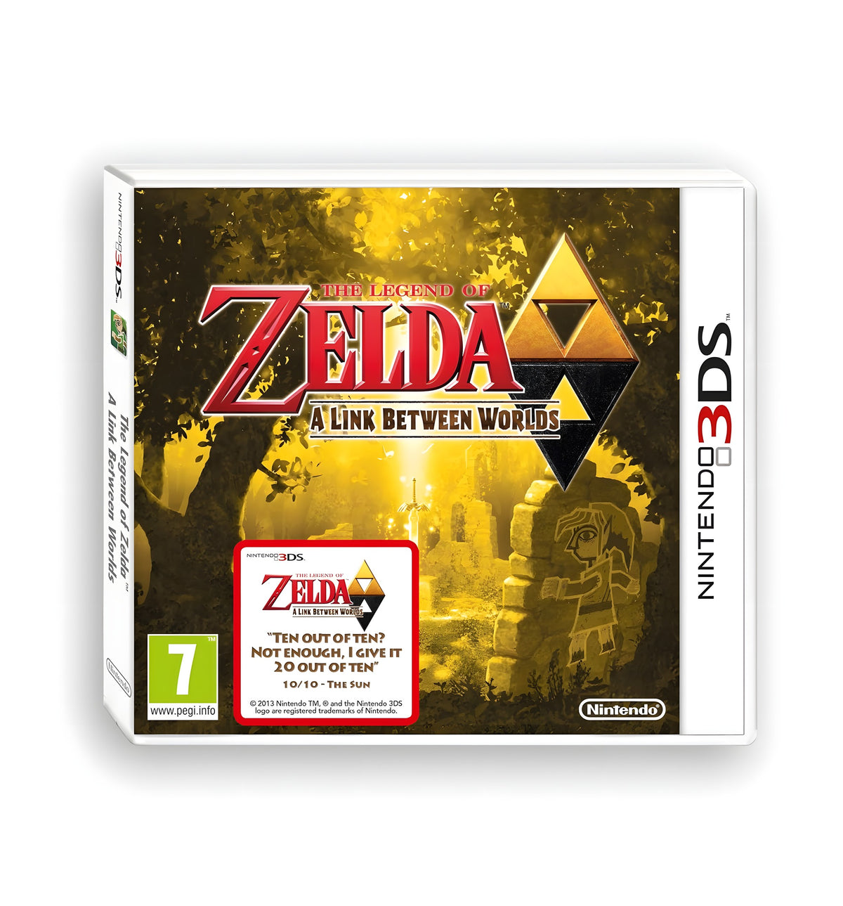Das Cover von The Legend of Zelda: A Link Between Worlds für Nintendo 3DS