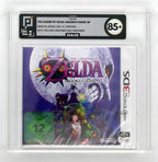 Das Cover von The Legend of Zelda: Majora's Mask 3D Pixel Grading SEALED 85+ für Nintendo 3DS