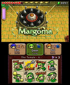 Der Boss Margoma, ein großes Auge mit Stacheln, ist in The Legend of Zelda: Tri Force Heroes zu sehen.