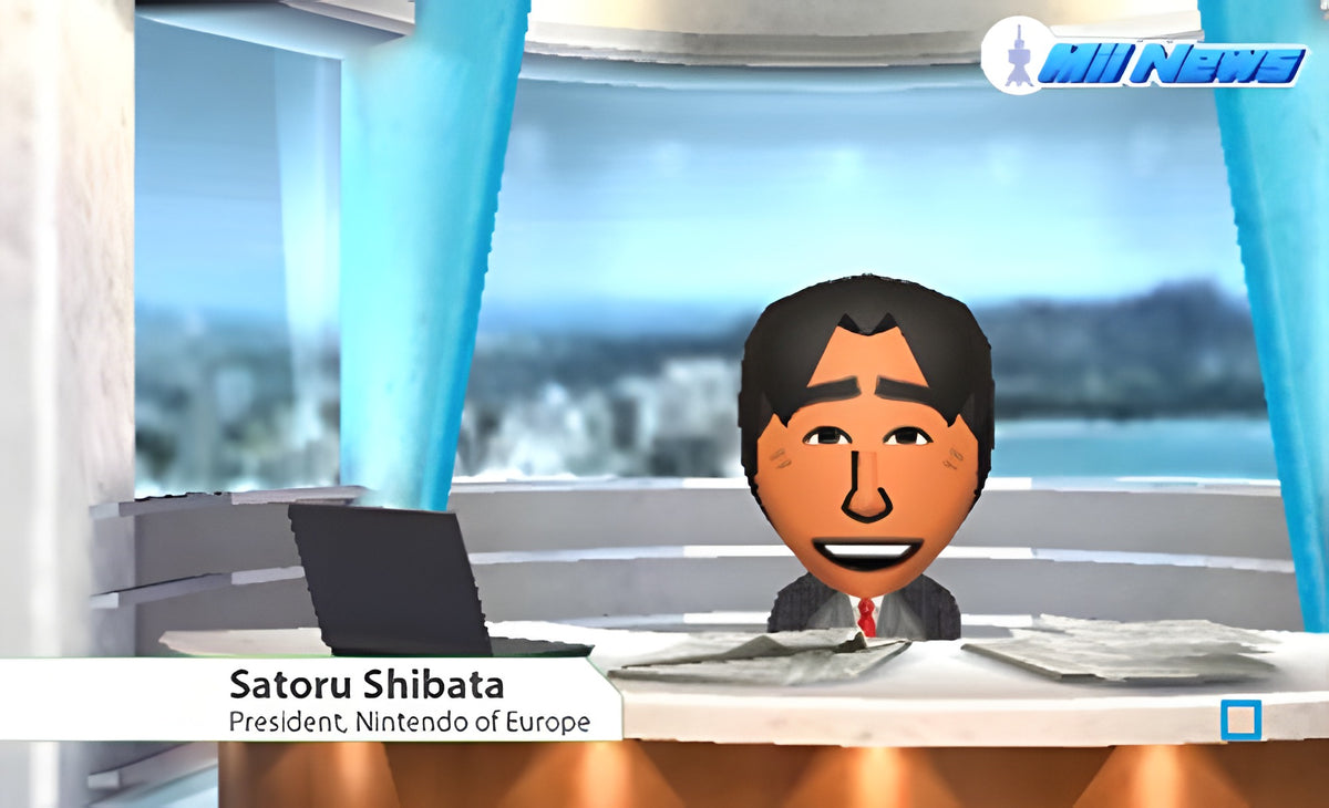 Ein Mii-Nachrichtensprecher mit dem Namen Satoru Shibata ist in Tomodachi Life zu sehen.