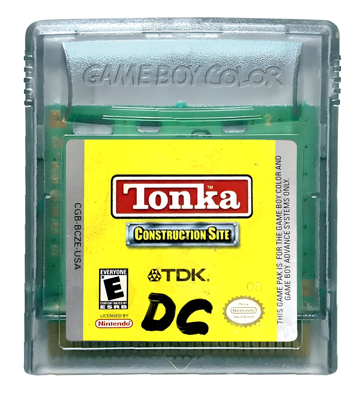 Das Modul von Tonka Construction Site für GameBoy Color