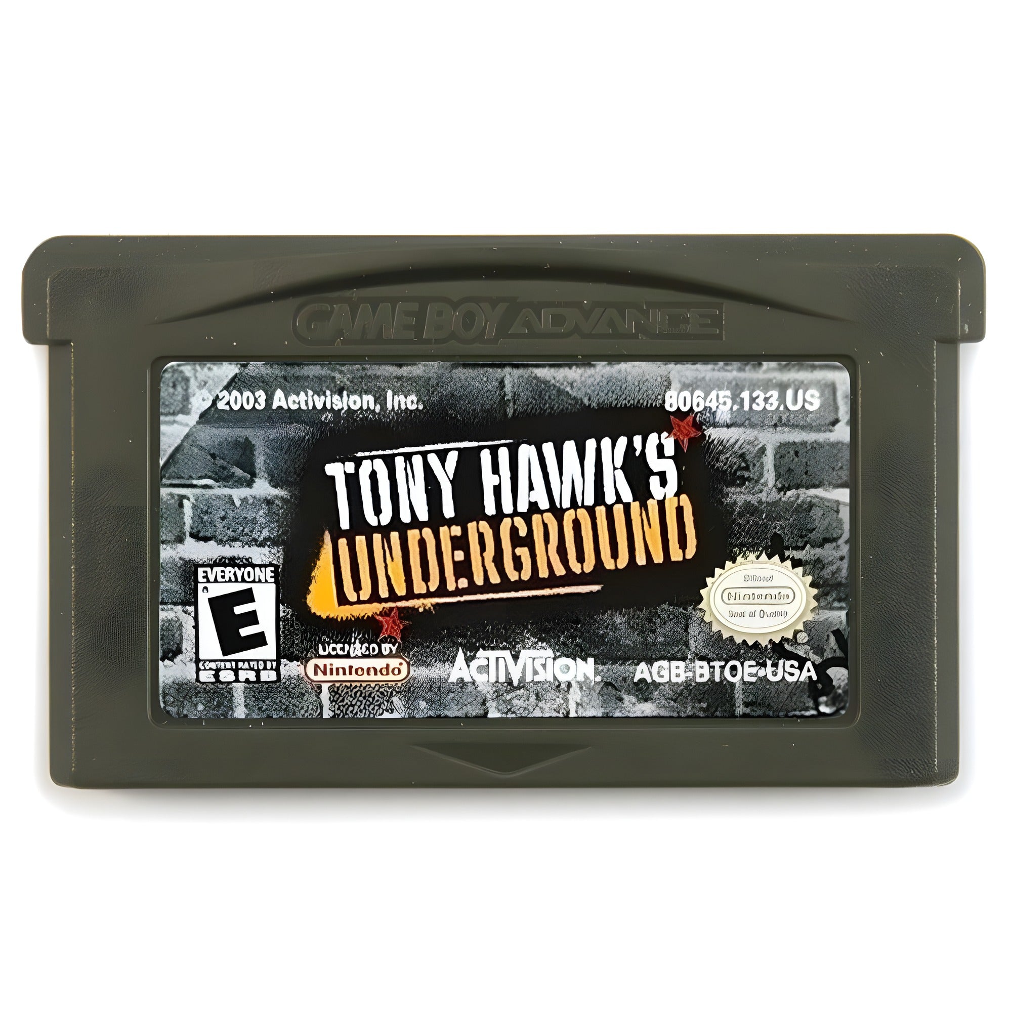 Das Modul von Tony Hawk's Underground 1 für GameBoy Advance