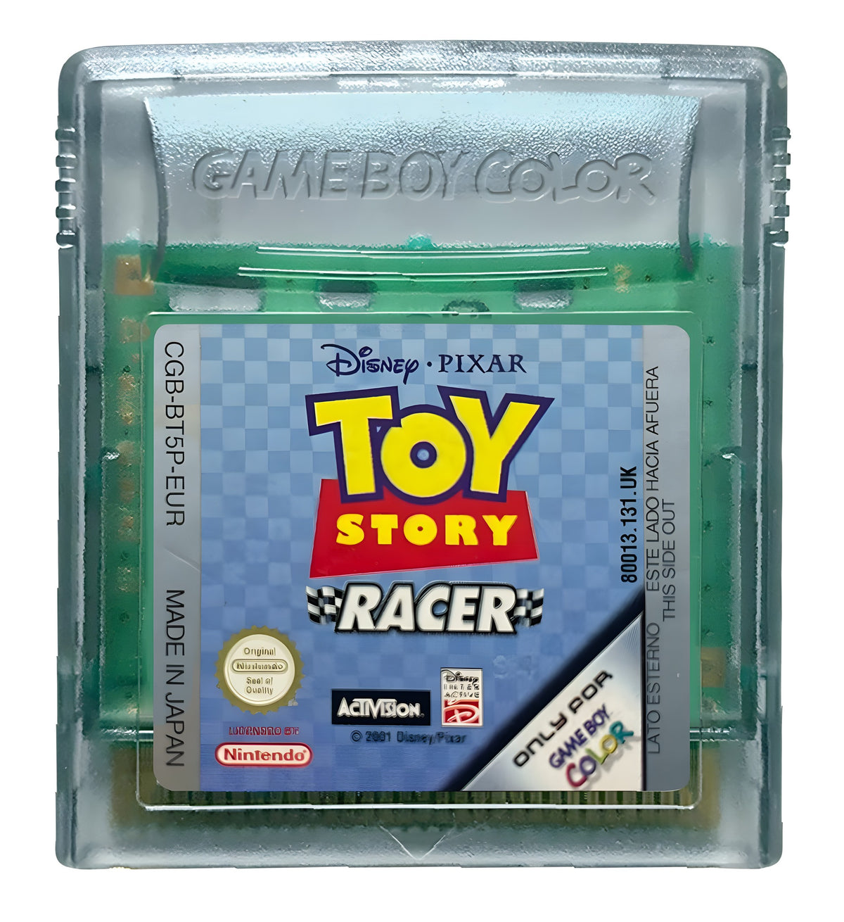 Das Modul von Toy Story Racer für GameBoy Color