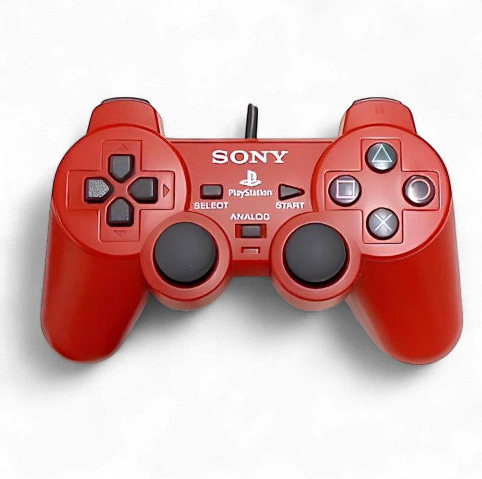 Original DualShock 2 Controller SCPH-10010 – Rot