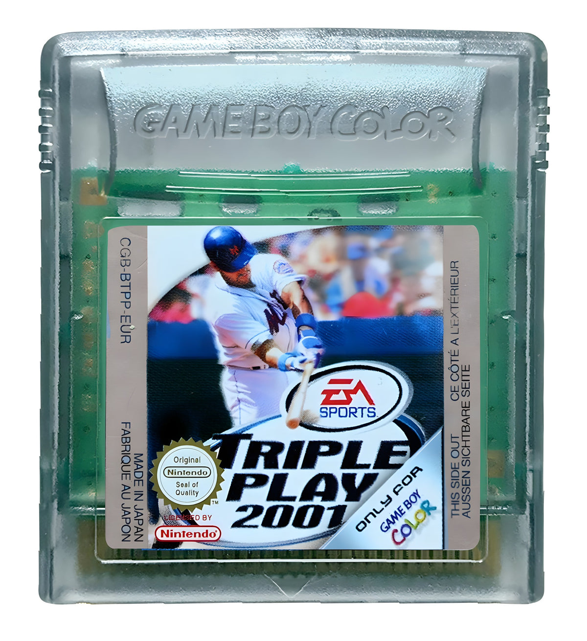 Das Modul von Triple Play 2001 für GameBoy Color