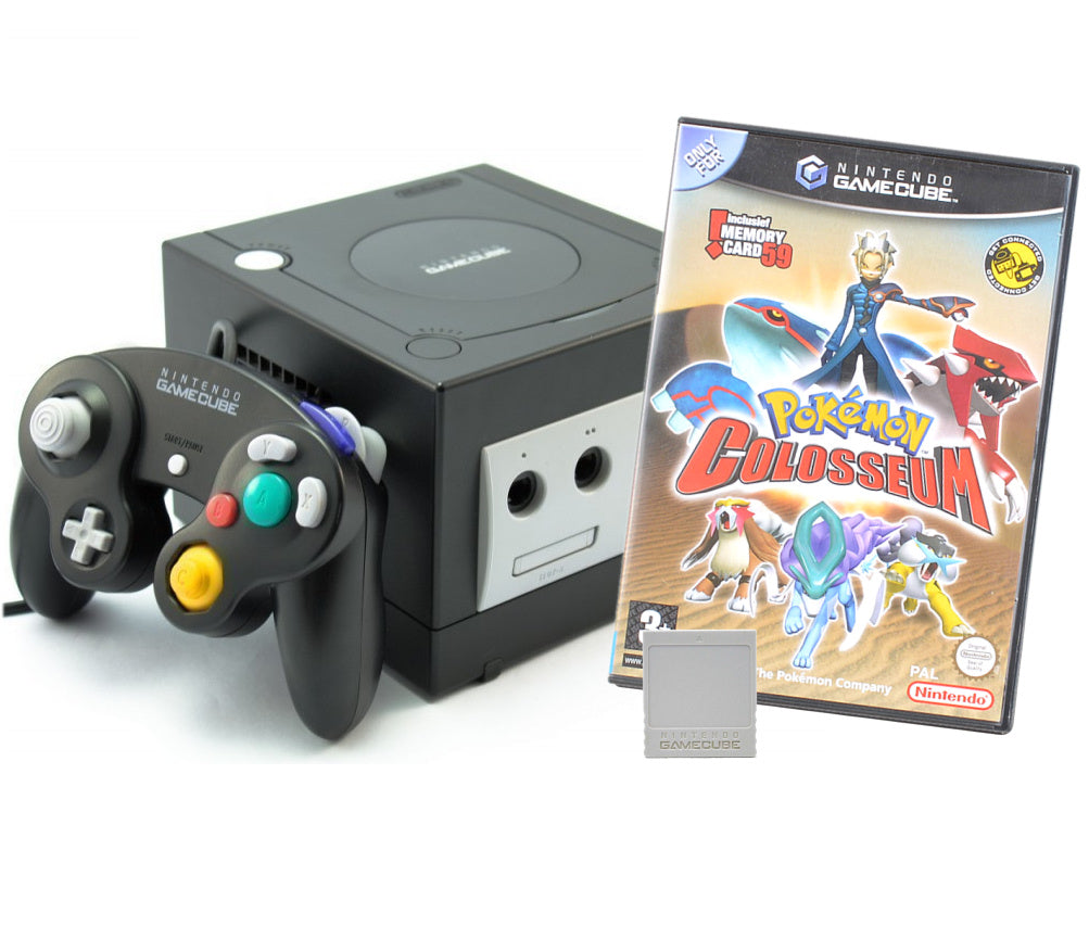 Konsole Pokemon Colosseum Pak + Spiel + Original Controller + Memory Card 59
