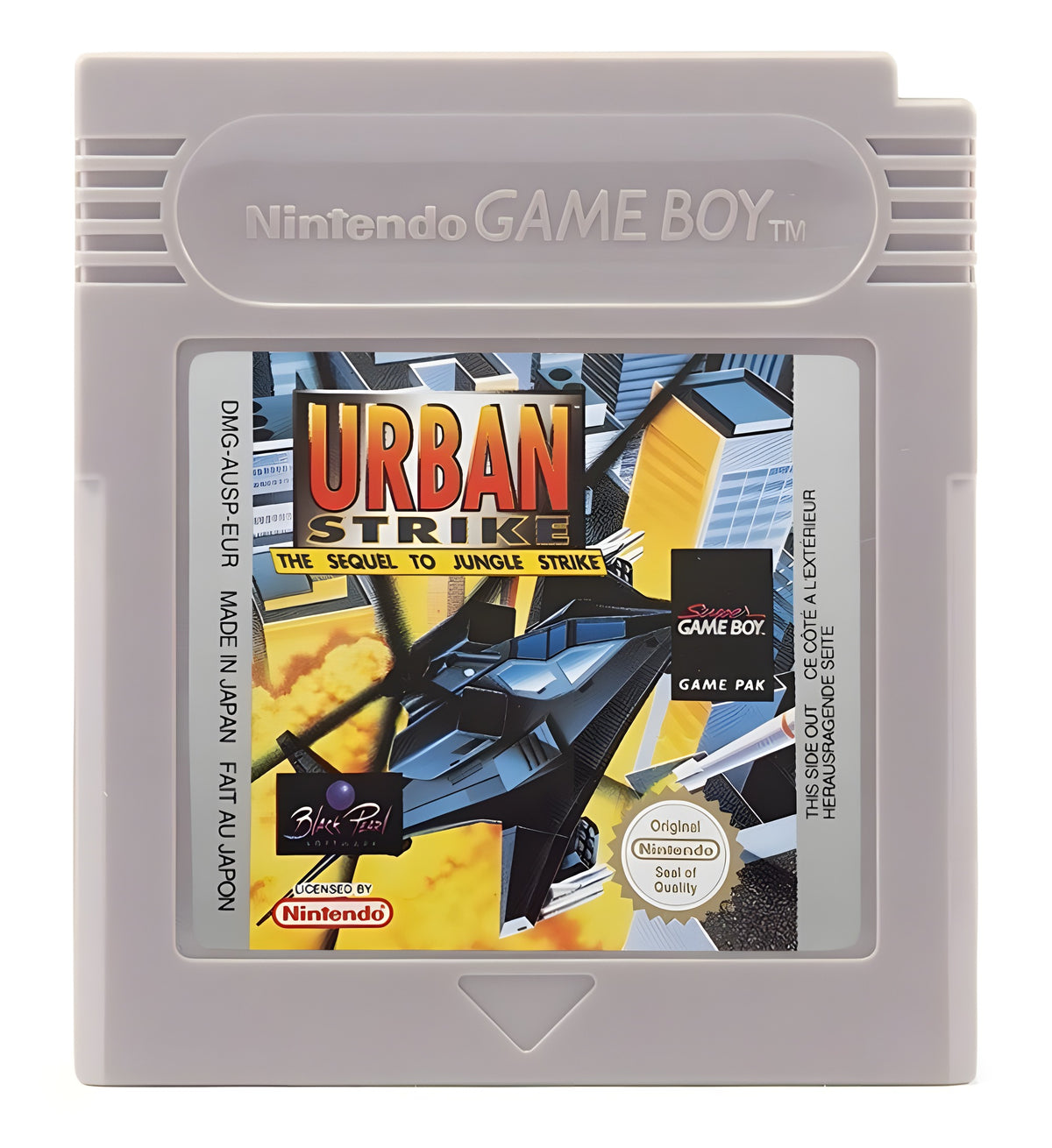 Das Modul von Urban Strike für GameBoy