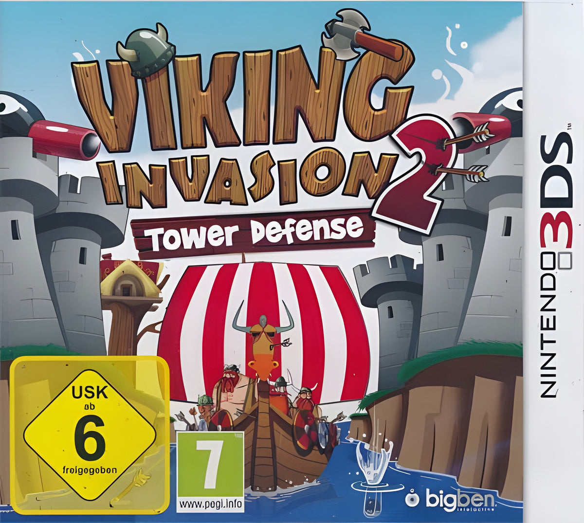 Das Cover von Viking Invasion 2 - Tower Defense für Nintendo 3DS