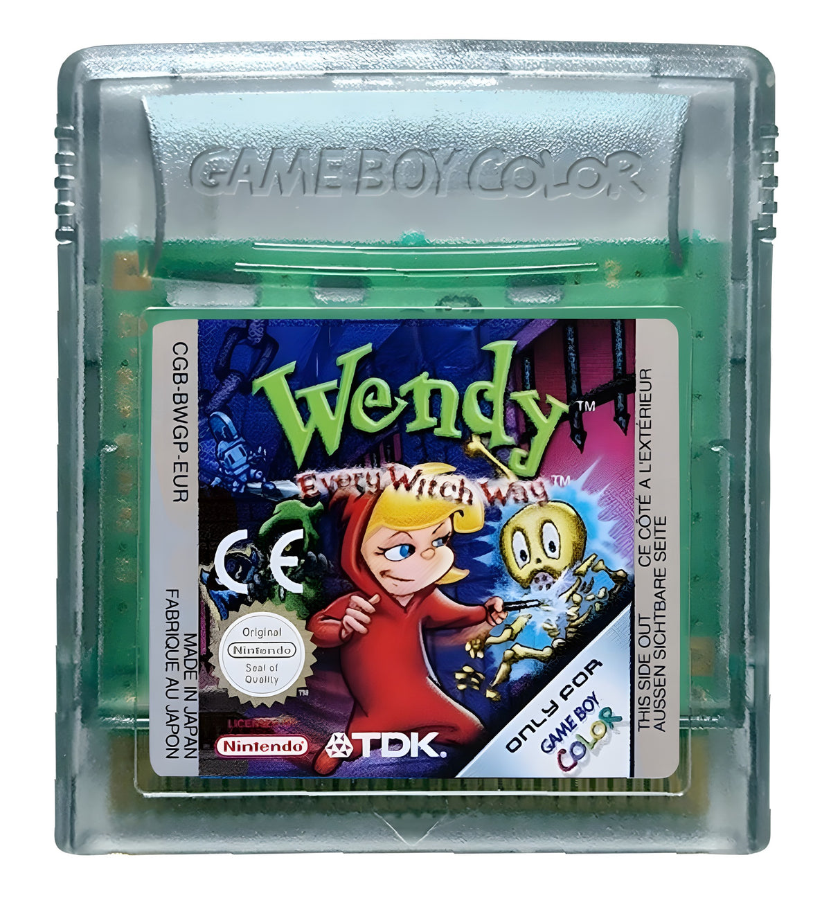 Das Modul von Wendy: Every Witch Way für GameBoy Color
