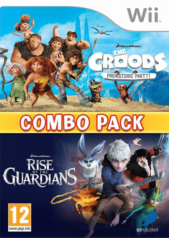 2 in 1 Combo Pack: The Croods + Rise of the Guardians
