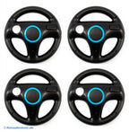 4 X Controller Aufsatz: Lenkrad / Racing Wheel schwarz [Dritthersteller]