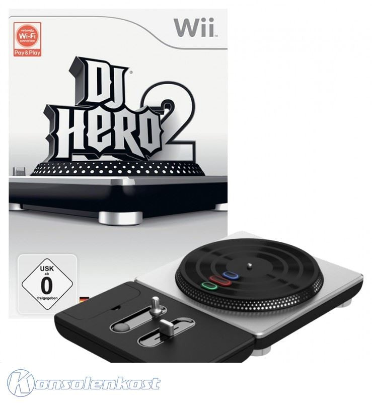 DJ Hero 2 + DJ Hero Turntable Controller