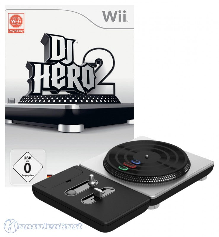 DJ Hero 2 + DJ Hero Turntable Controller