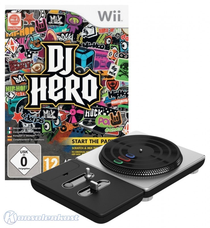 DJ Hero 1 + Turntable Controller