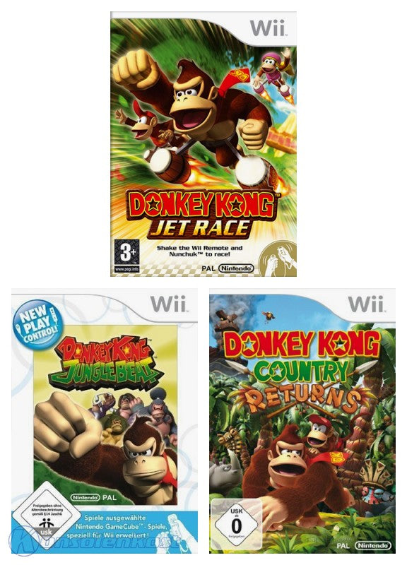 Donkey Kong Bundle: DK Jet Race + DK Jungle Beat + DK Country Returns