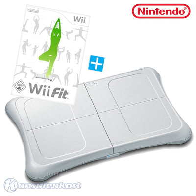 Wii Fit + Original Balance / Fitness Board weiß