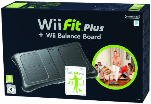 Wii Fit Plus + Original Balance Board schwarz