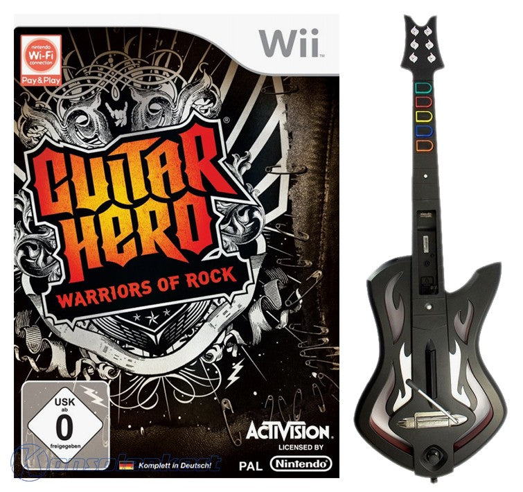 Guitar Hero: Warriors of Rock + Gitarre