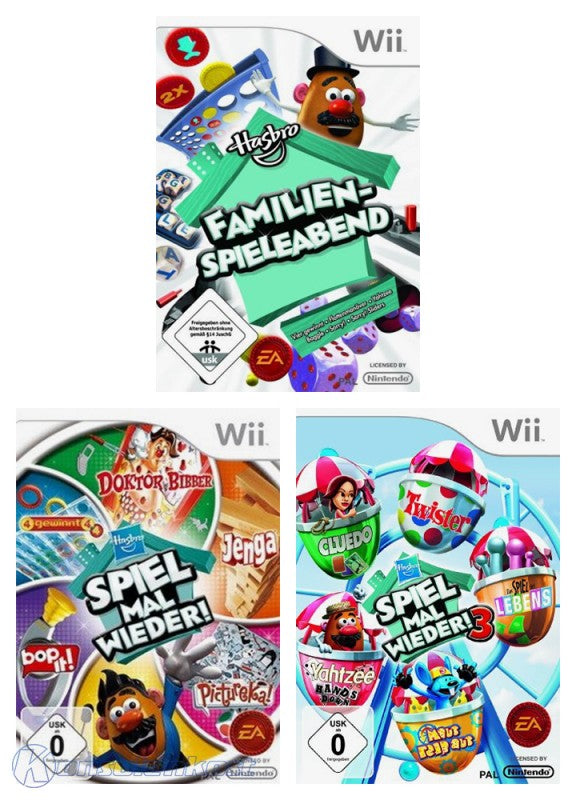 Hasbro Family Game Night Bundle: Teil 1 + 2 + 3