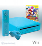 Konsole blau + Mario & Sonic bei den Olympischen Spielen London 12 + Original Remote Plus