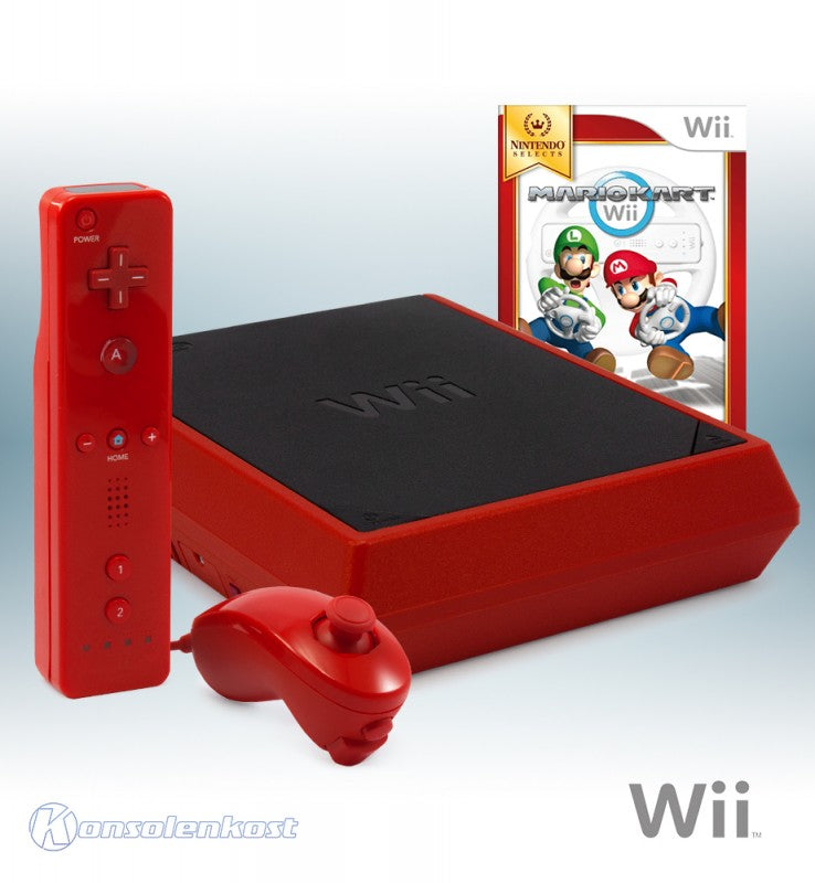 Konsole Mini Red Edition + Mario Kart + Remote + Zubehör — Mini Red Edition