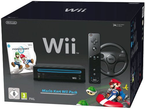 Konsole RVL-101 Mario Kart Pack + Spiel + Original Remote Plus + Zubehör