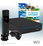Konsole - Game Bundle schwarz + Wii Sports + Wii Sports Resort + Remote + Motion Plus + Zubehör