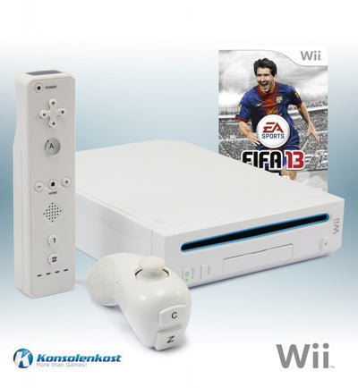 Konsole - Game Bundle weiß + FIFA 13 + Remote + Zubehör
