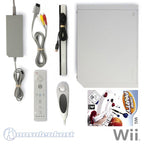 Konsole Game Bundle weiß + Game Party + Remote + Zubehör