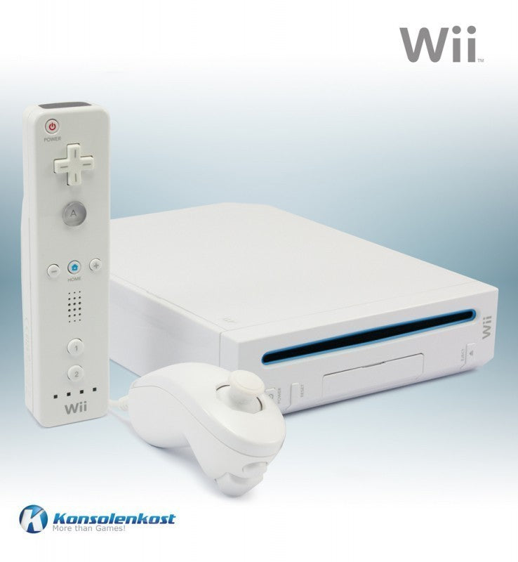 Konsole weiß + Original Remote