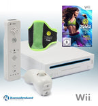 Konsole - Game Bundle weiß + Zumba Fitness 2 + Fitnessgürtel + Remote + Zubehör