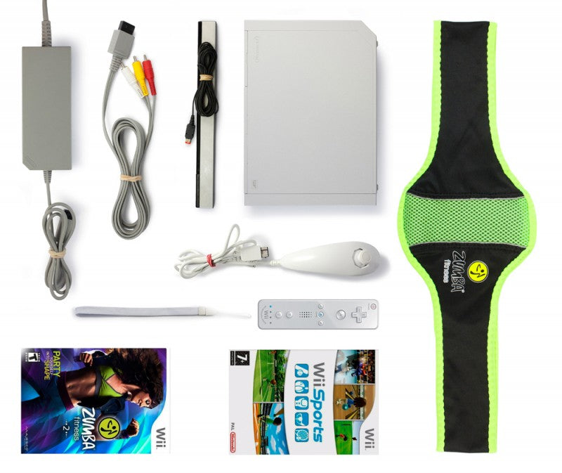 Konsole weiß Zumba Fitness 2 Pack
