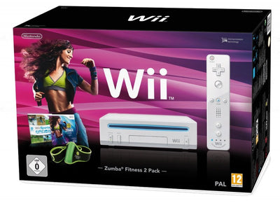 Konsole weiß Zumba Fitness 2 Pack