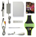 Konsole - Game Bundle weiß + Zumba Fitness 3 Core + Fitness-Gürtel + Remote + Zubehör