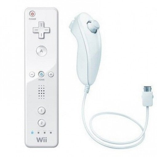 Ladestation / Charging Station / Ladegerät inkl. Original Nintendo Remote, Nunchuk & 2 Akkus