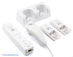 Ladestation / Charging Station / Ladegerät inkl. Original Nintendo Remote, Nunchuk & 2 Akkus