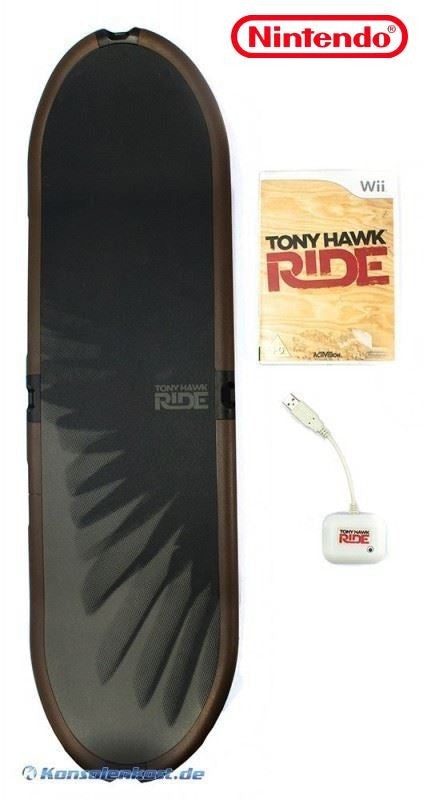 Original Skateboard Controller rot Tony Hawk: Ride